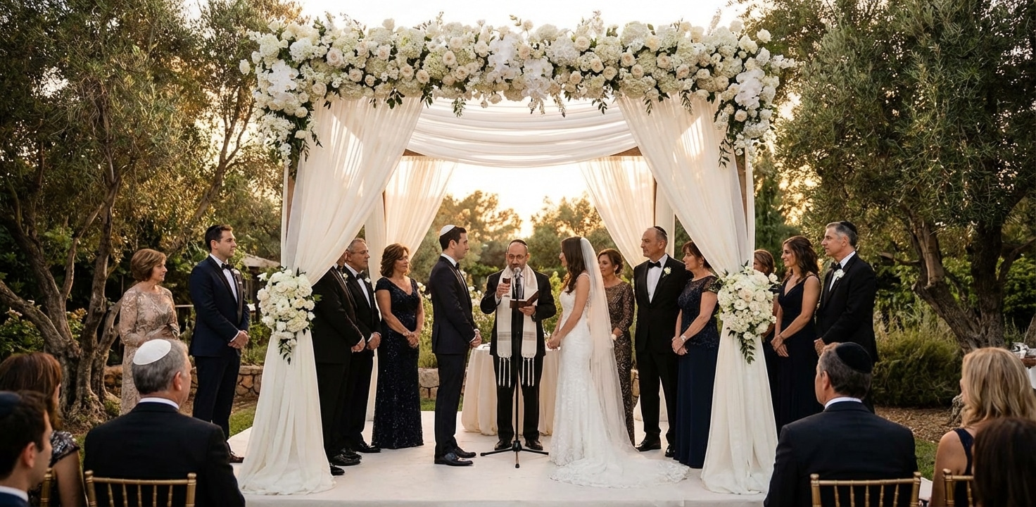 סדר חופה וקידושין: הסבר על הטקס