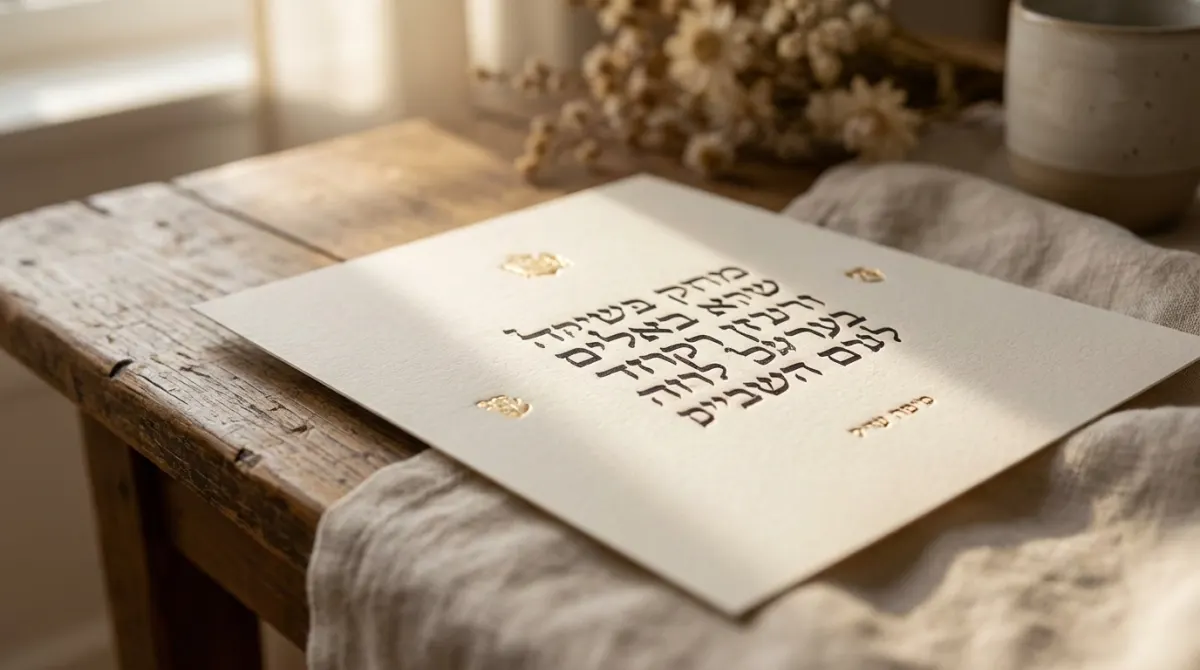 הזמנה לחתונה: פסוקים ונוסחים שעושים צמרמורת (בלי קיטש)